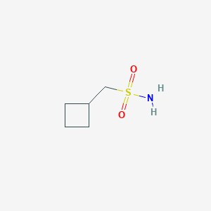 molecular formula C5H11NO2S B3267248 Cyclobutylmethanesulfonamide CAS No. 445305-92-0