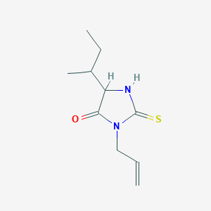 molecular formula C10H16N2OS B326730 3-Allyl-5-sec-butyl-2-thioxoimidazolidin-4-one 