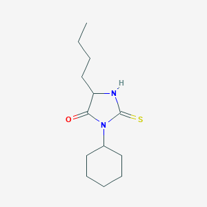 molecular formula C13H22N2OS B326734 5-Butyl-3-cyclohexyl-2-thioxoimidazolidin-4-one 