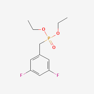 molecular formula C11H15F2O3P B3267430 Diethyl 3,5-difluorobenzylphosphonate CAS No. 451455-96-2