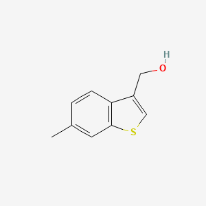 molecular formula C10H10OS B3267470 (6-Methylbenzo[b]thiophen-3-yl)methanol CAS No. 451524-35-9