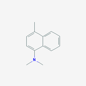 molecular formula C13H15N B3267514 N,N,4-trimethylnaphthalen-1-amine CAS No. 4523-52-8