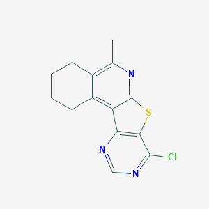 8-Chloro-5-methyl-1,2,3,4-tetrahydropyrimido[4',5':4,5]thieno[2,3-c]isoquinoline