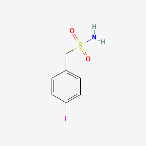 molecular formula C7H8INO2S B3267526 (4-Iodophenyl)methanesulfonamide CAS No. 452340-78-2