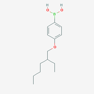 molecular formula C14H23BO3 B3267536 (4-((2-Ethylhexyl)oxy)phenyl)boronic acid CAS No. 452369-36-7