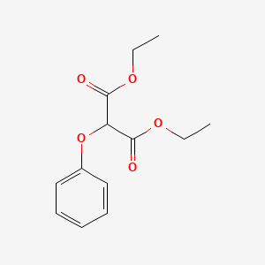 molecular formula C13H16O5 B3267543 Diethyl 2-phenoxymalonate CAS No. 4525-70-6