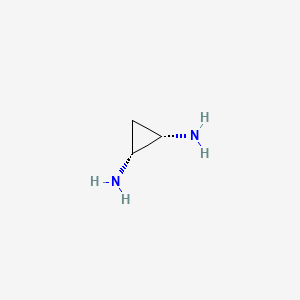 molecular formula C3H8N2 B3267562 cis-Cyclopropane-1,2-diamine CAS No. 45347-36-2