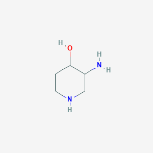 molecular formula C5H12N2O B3267591 3-Aminopiperidin-4-ol CAS No. 454713-07-6