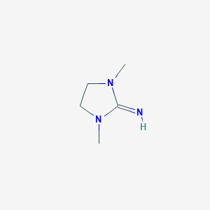 molecular formula C5H11N3 B3267596 1,3-二甲基咪唑烷-2-亚胺 CAS No. 45514-40-7