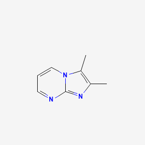 molecular formula C8H9N3 B3267645 2,3-Dimethylimidazo[1,2-a]pyrimidine CAS No. 45880-46-4