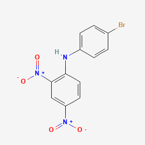 molecular formula C12H8BrN3O4 B3267678 N-(4-Bromophenyl)-2,4-dinitroaniline CAS No. 4603-74-1