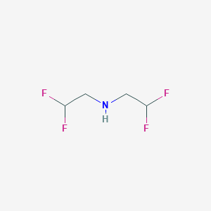 molecular formula C4H7F4N B3267705 Bis(2,2-difluoroethyl)amine CAS No. 462-89-5