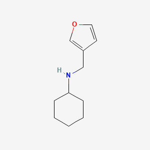 molecular formula C11H17NO B3267708 N-(furan-3-ylmethyl)cyclohexanamine CAS No. 462068-58-2