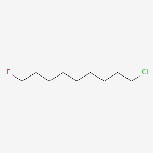 molecular formula C9H18ClF B3267729 1-Chloro-9-fluorononane CAS No. 463-23-0