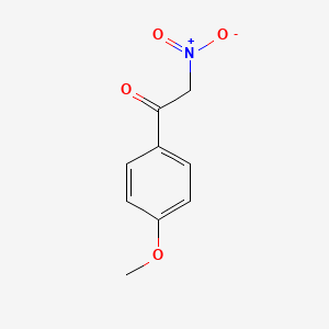 molecular formula C9H9NO4 B3267732 1-(4-Methoxyphenyl)-2-nitroethanone CAS No. 46318-58-5