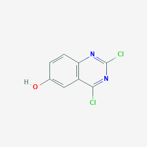 molecular formula C8H4Cl2N2O B3267766 2,4-二氯喹唑啉-6-醇 CAS No. 464927-05-7