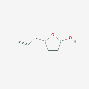 molecular formula C7H12O2 B3267871 5-Allyltetrahydrofuran-2-ol CAS No. 470721-86-9