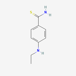 molecular formula C9H12N2S B3267899 4-(Ethylamino)benzenecarbothioamide CAS No. 4714-70-9