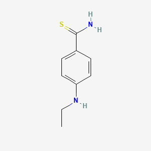 molecular formula C9H12N2S B3267899 4-(ethylamino)benzene-1-carbothioamide CAS No. 4714-70-9