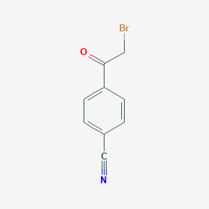 molecular formula C9H6BrNO B032679 4-(2-溴乙酰基)苯甲腈 CAS No. 20099-89-2