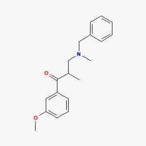 B3267901 3-(Benzyl(methyl)amino)-1-(3-methoxyphenyl)-2-methylpropan-1-one CAS No. 47235-20-1