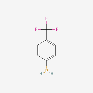 [4-(Trifluoromethyl)phenyl]phosphane