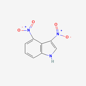 molecular formula C8H5N3O4 B3268239 3,4-Dinitro-1H-indole CAS No. 4771-11-3