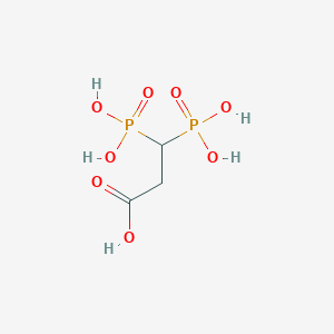 molecular formula C3H8O8P2 B3268269 丙酸，3,3-二膦酸基- CAS No. 4775-92-2