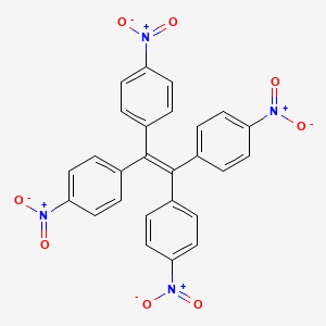 molecular formula C26H16N4O8 B3268313 1,1,2,2-四(4-硝基苯基)乙烯 CAS No. 47797-98-8