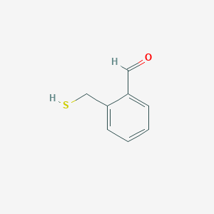 molecular formula C8H8OS B3268385 2-(Sulfanylmethyl)benzaldehyde CAS No. 478557-15-2