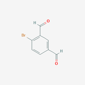 molecular formula C8H5BrO2 B3268407 4-Bromoisophthalaldehyde CAS No. 479258-37-2