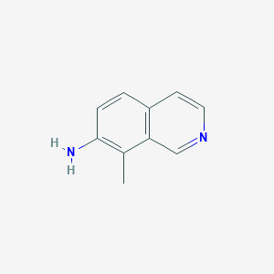 molecular formula C10H10N2 B3268441 8-Methylisoquinolin-7-amine CAS No. 480419-14-5