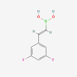[2-(3,5-Difluorophenyl)ethenyl]boronic acid
