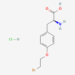 molecular formula C11H15BrClNO3 B3268475 O-(2-Bromoethyl)-L-tyrosine HCl CAS No. 481052-60-2