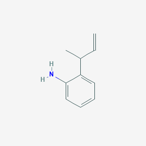 molecular formula C10H13N B3268527 2-(But-3-en-2-yl)aniline CAS No. 4828-94-8