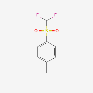 molecular formula C8H8F2O2S B3268532 1-(Difluoromethylsulfonyl)-4-methylbenzene CAS No. 4837-17-6