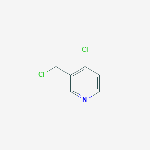 molecular formula C6H5Cl2N B3268546 4-Chloro-3-(chloromethyl)pyridine CAS No. 485828-90-8