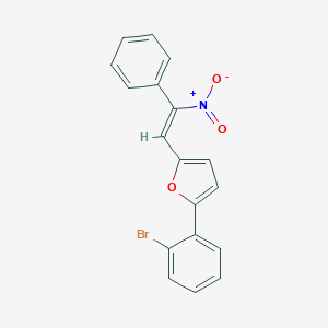 2-(2-Bromophenyl)-5-(2-nitro-2-phenylvinyl)furan