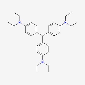 molecular formula C31H43N3 B3268573 Tris[4-(diethylamino)phenyl]methane CAS No. 4865-00-3