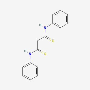 molecular formula C15H14N2S2 B3268588 N,N'-diphenylpropanedithioamide CAS No. 4887-74-5