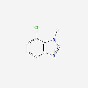 molecular formula C8H7ClN2 B3268589 7-chloro-1-methyl-1H-benzo[d]imidazole CAS No. 4887-87-0