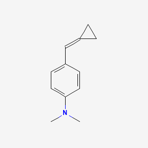molecular formula C12H15N B3268594 4-(Cyclopropylidenemethyl)-N,N-dimethylaniline CAS No. 488800-44-8