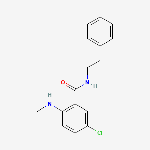 5-Chloro-2-methylamino-N-phenethylbenzamide
