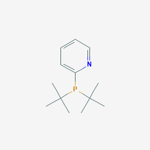 molecular formula C13H22NP B3268686 2-(Di-tert-butylphosphanyl)pyridine CAS No. 494199-75-6
