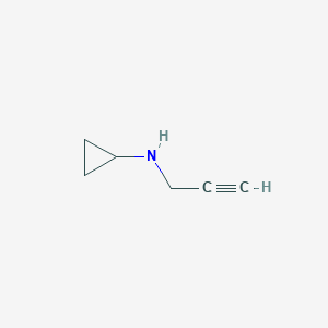 molecular formula C6H9N B3268721 N-Cyclopropyl-N-(prop-2-ynyl)amine CAS No. 49565-47-1