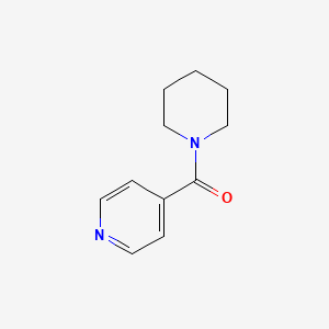 molecular formula C11H14N2O B3268757 Piperidin-1-yl(pyridin-4-yl)methanone CAS No. 4968-87-0