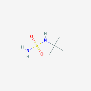 molecular formula C4H12N2O2S B3268766 (Tert-butylsulfamoyl)amine CAS No. 49689-97-6
