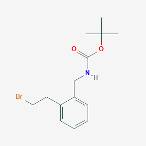 tert-Butyl 2-(2-bromoethyl)benzylcarbamate