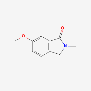 molecular formula C10H11NO2 B3268813 6-Methoxy-2-methylisoindolin-1-one CAS No. 497179-52-9