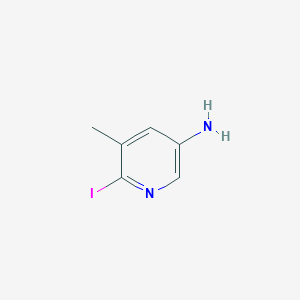 molecular formula C6H7IN2 B3268835 6-Iodo-5-methylpyridin-3-amine CAS No. 49767-16-0